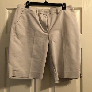 Grey dress Bermuda shorts